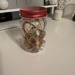 Gold Jewelry Jar